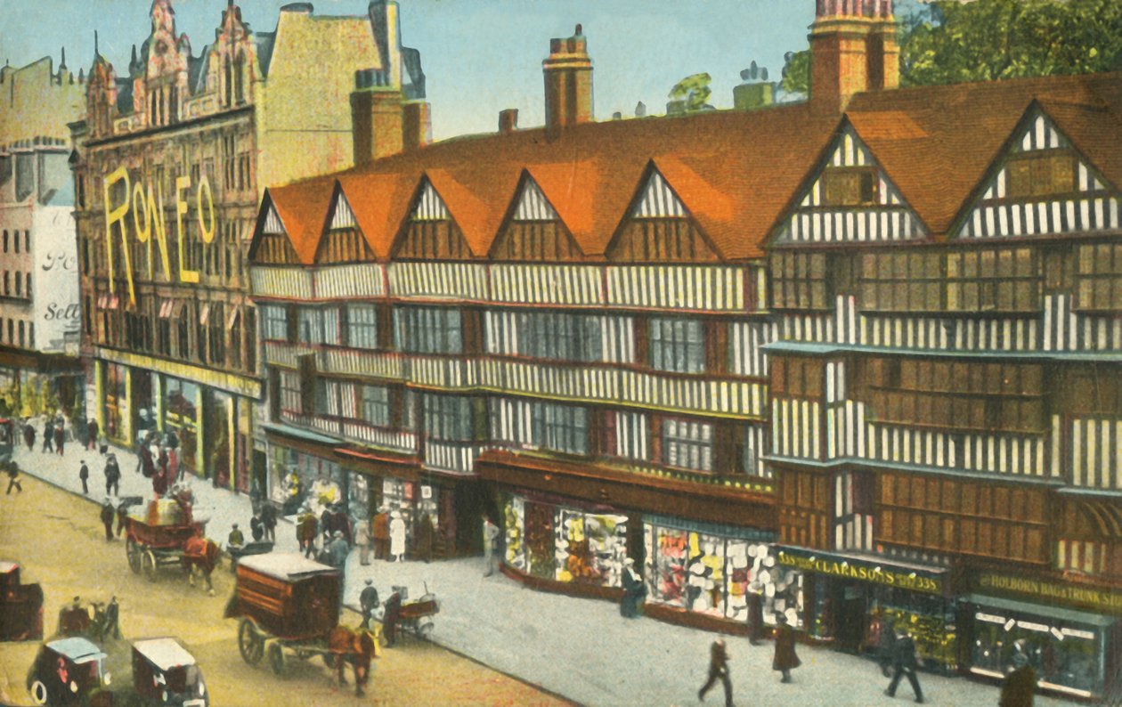 The Old Houses, Holborn, London, 1910. alkotó: Unbekannt