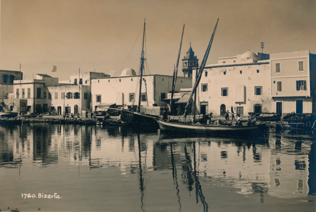 Bizerta régi kikötője, Tunézia, 1936 alkotó: Unbekannt