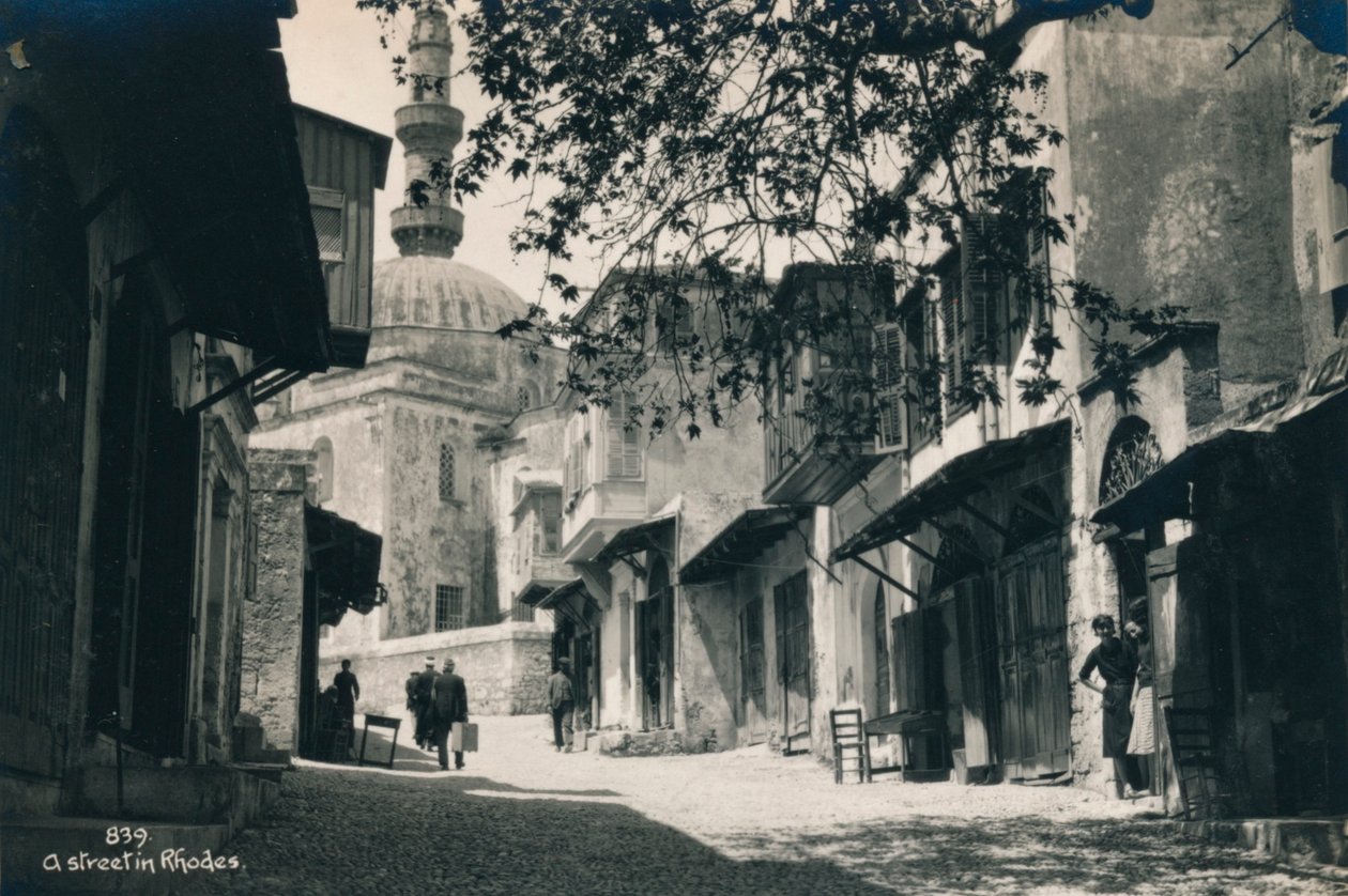 Rodosz óvárosa, Görögország, 1936 alkotó: Unbekannt