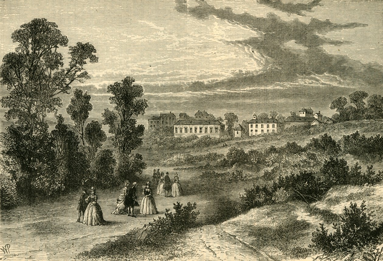 The Old Well Walk, Hampstead, 1750 körül, 1876 körül. alkotó: Unbekannt