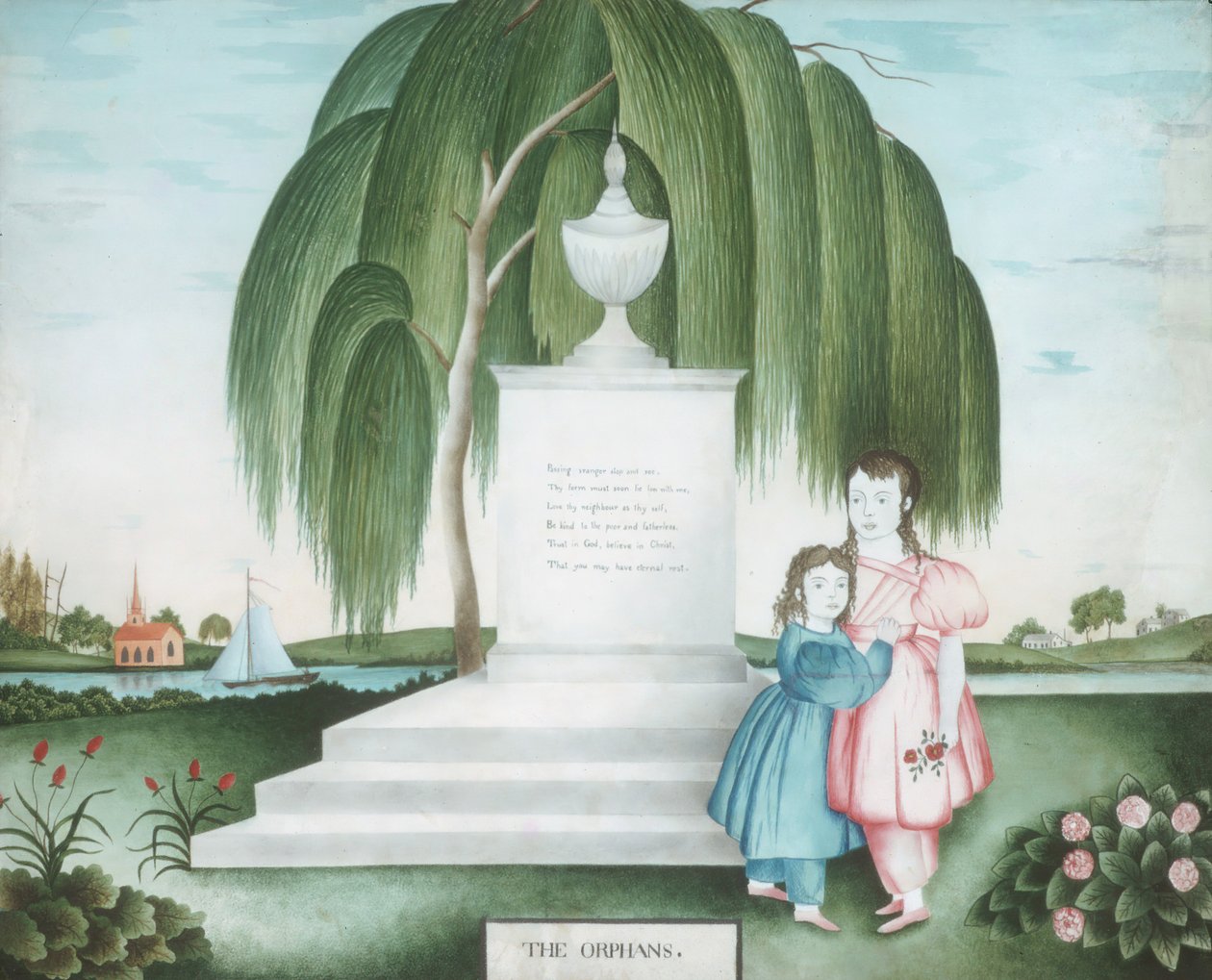Az árvák, kb. 1830. alkotó: Unbekannt