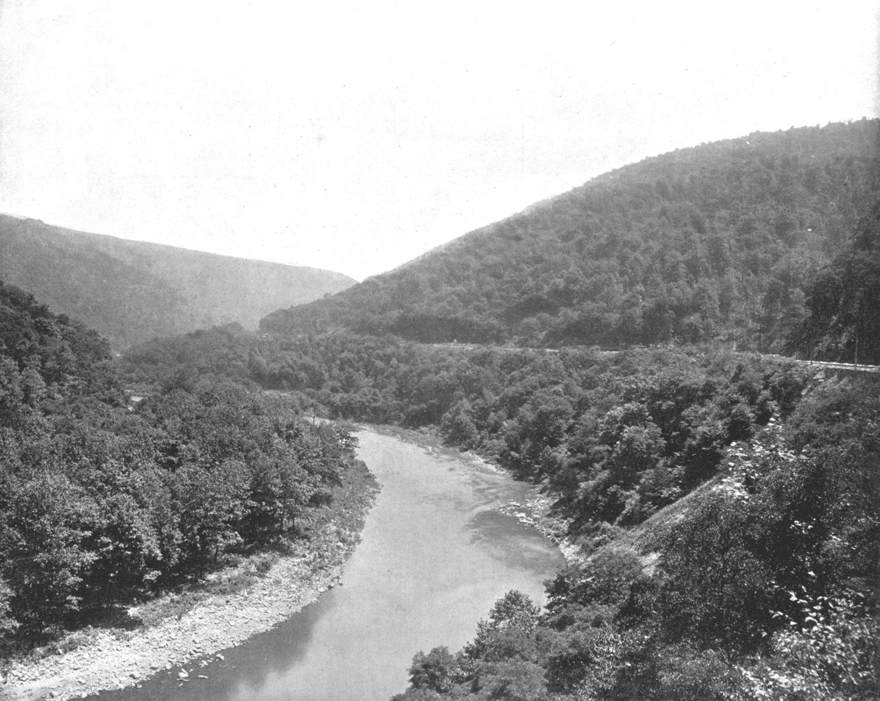 The Packsaddle, Allegheny Mountains, Pennsylvania, USA, 1900 körül. alkotó: Unbekannt