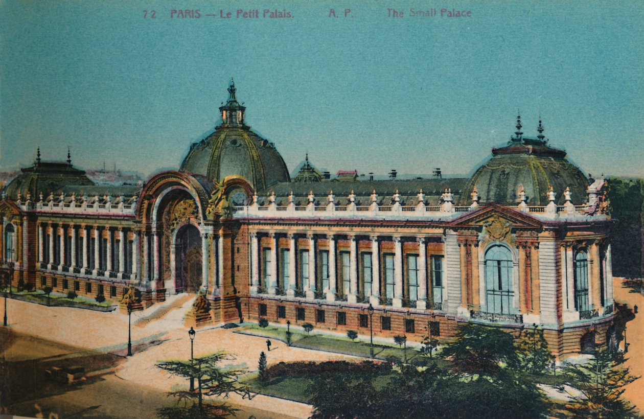 A Petit Palais, Párizs, 1920 alkotó: Unbekannt