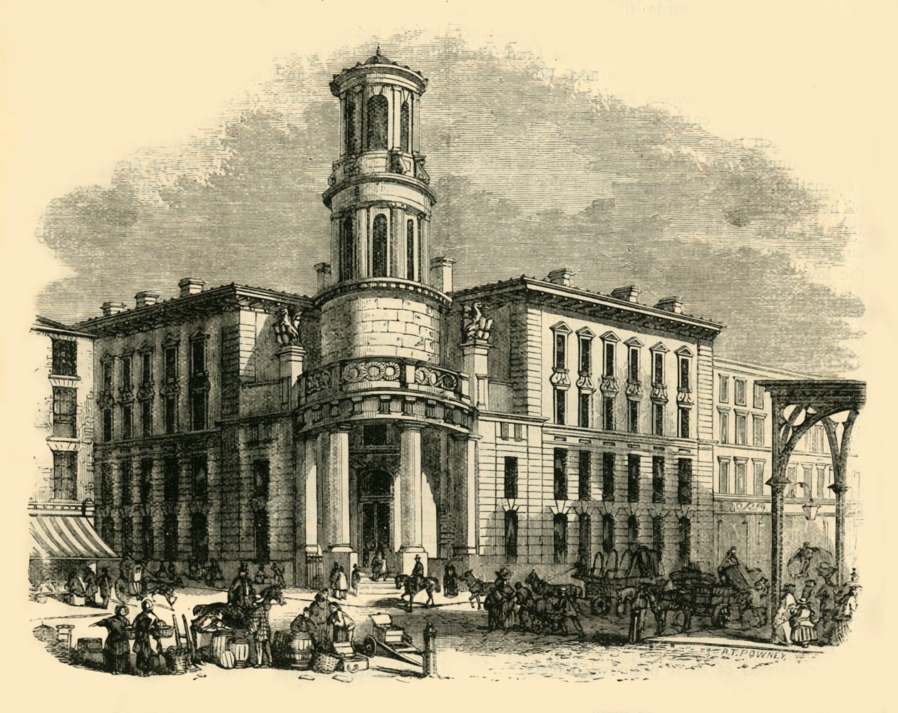 The Present Coal Exchange, 1872. alkotó: Unbekannt