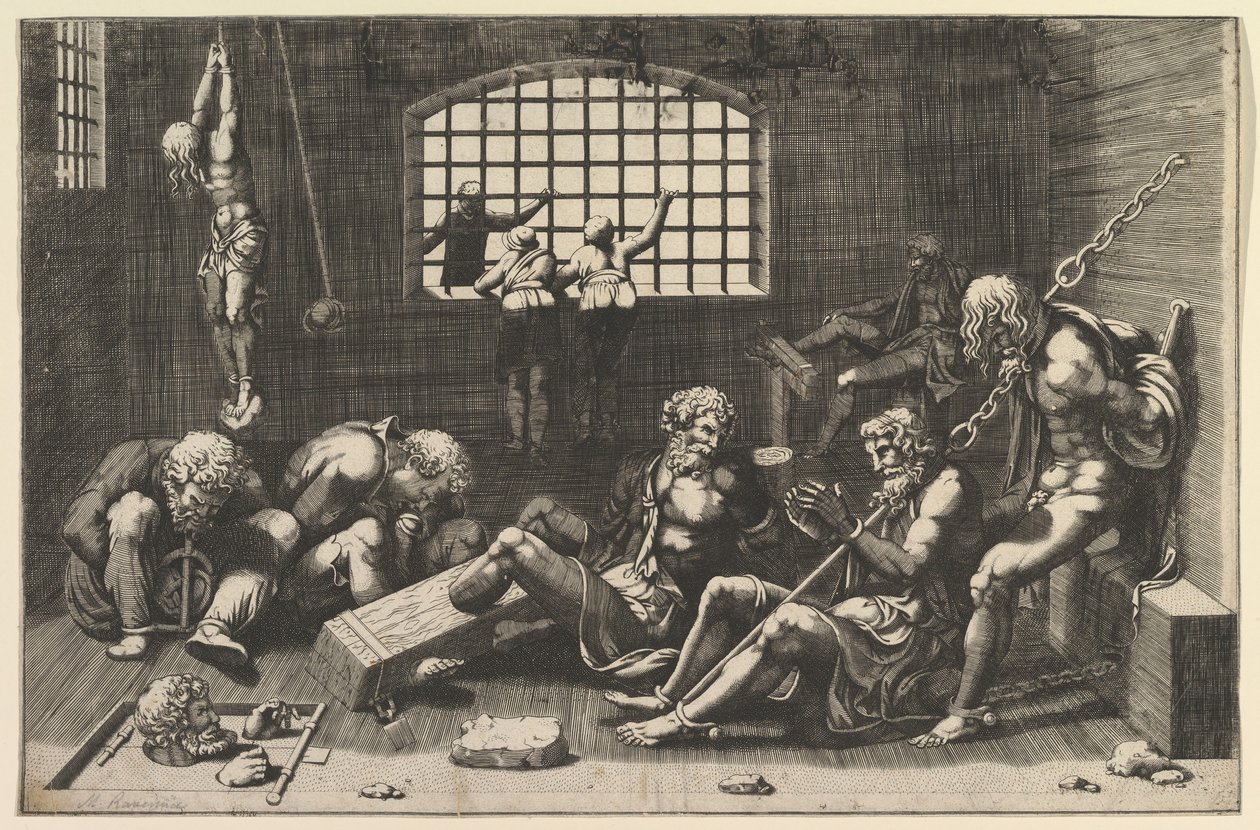 A börtön, 1550-1600. alkotó: Unbekannt