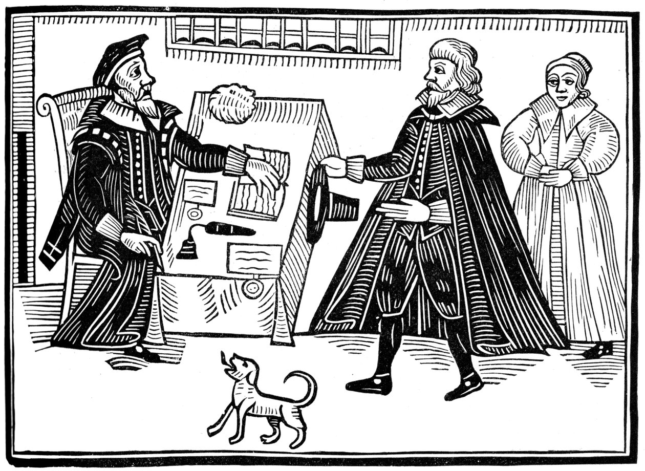 A Proctor és Parator, 1641, 1893 alkotó: Unbekannt