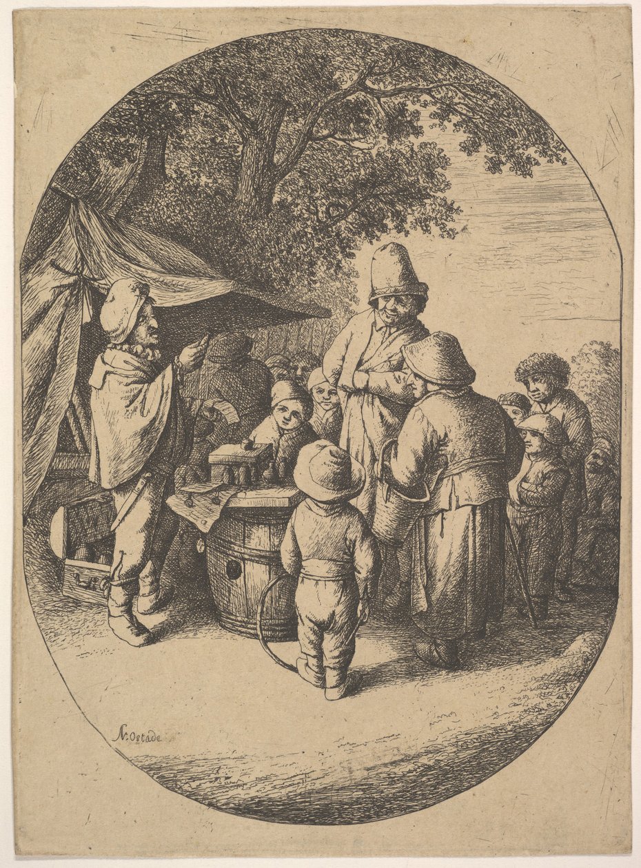 A Quacksalver példány.n.d. alkotó: Unbekannt