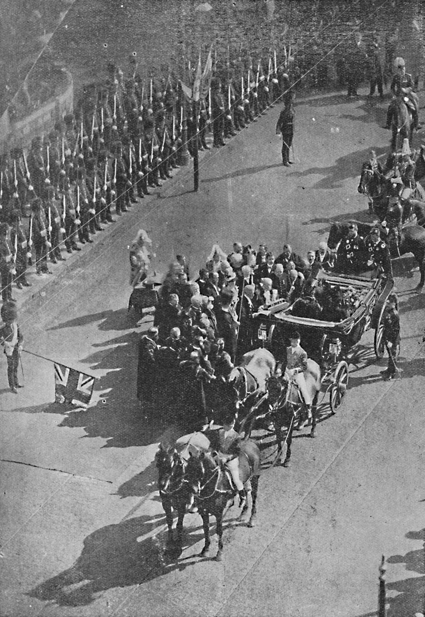 A királynék Írországi látogatása, 1900 alkotó: Unbekannt