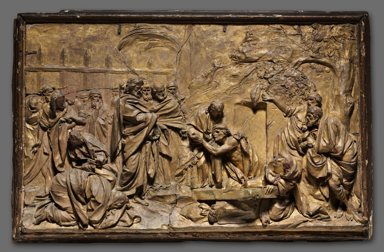 Lázár feltámasztása, kb. 1725-50. alkotó: Unbekannt