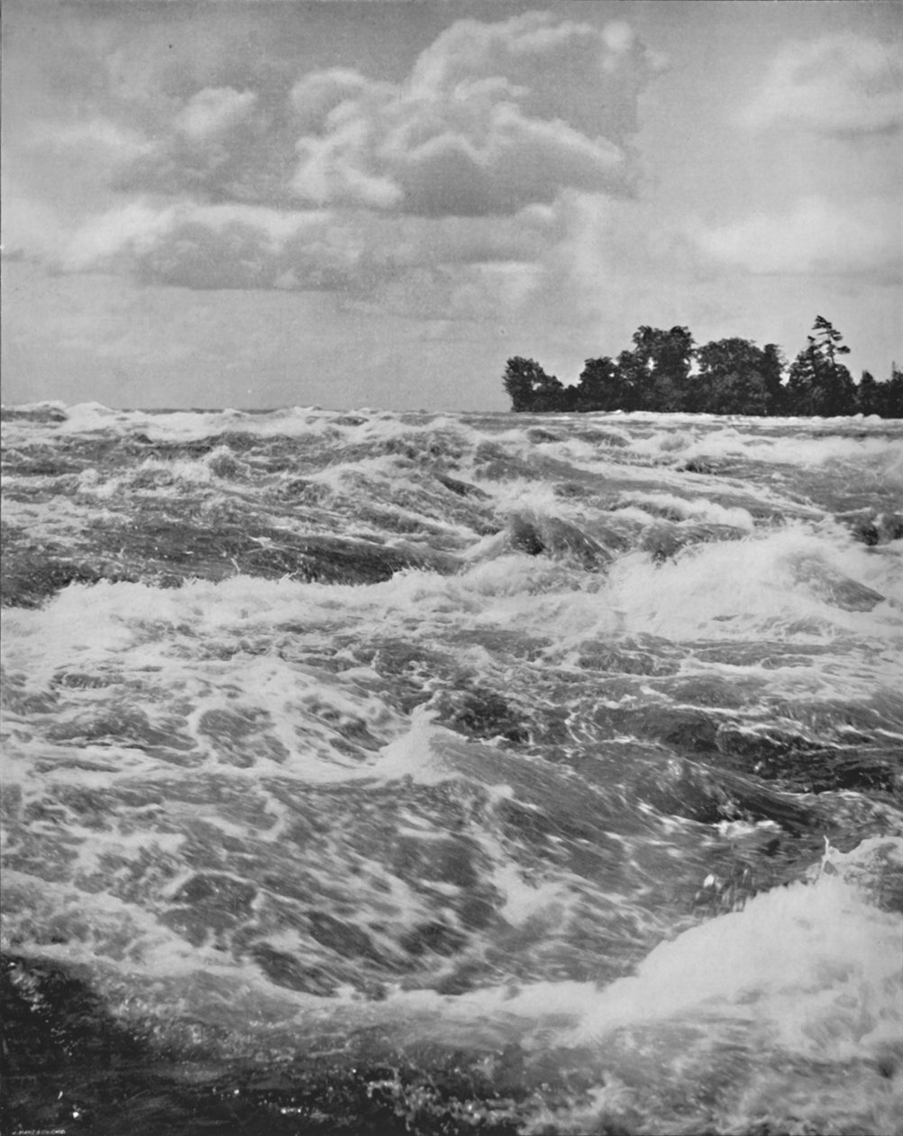 The Rapids Above the American Fall, 19. század alkotó: Unbekannt