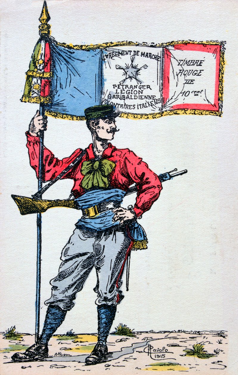 The Redshirts, Legion Garibaldienne, 1915 alkotó: Unbekannt