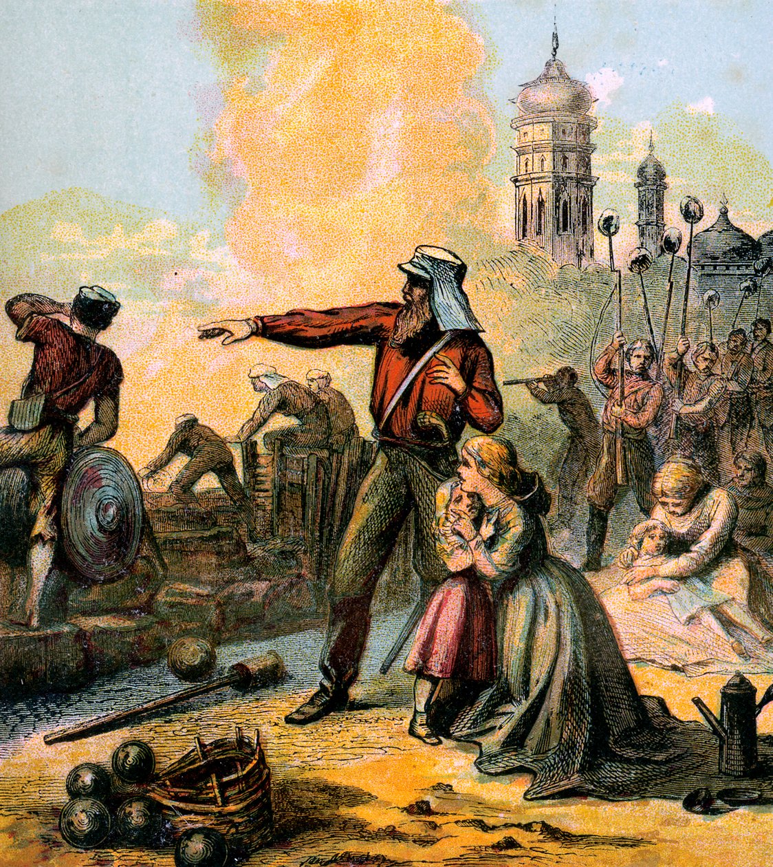 Lucknow megkönnyebbülése, 1857 c1850-es évek alkotó: Unbekannt