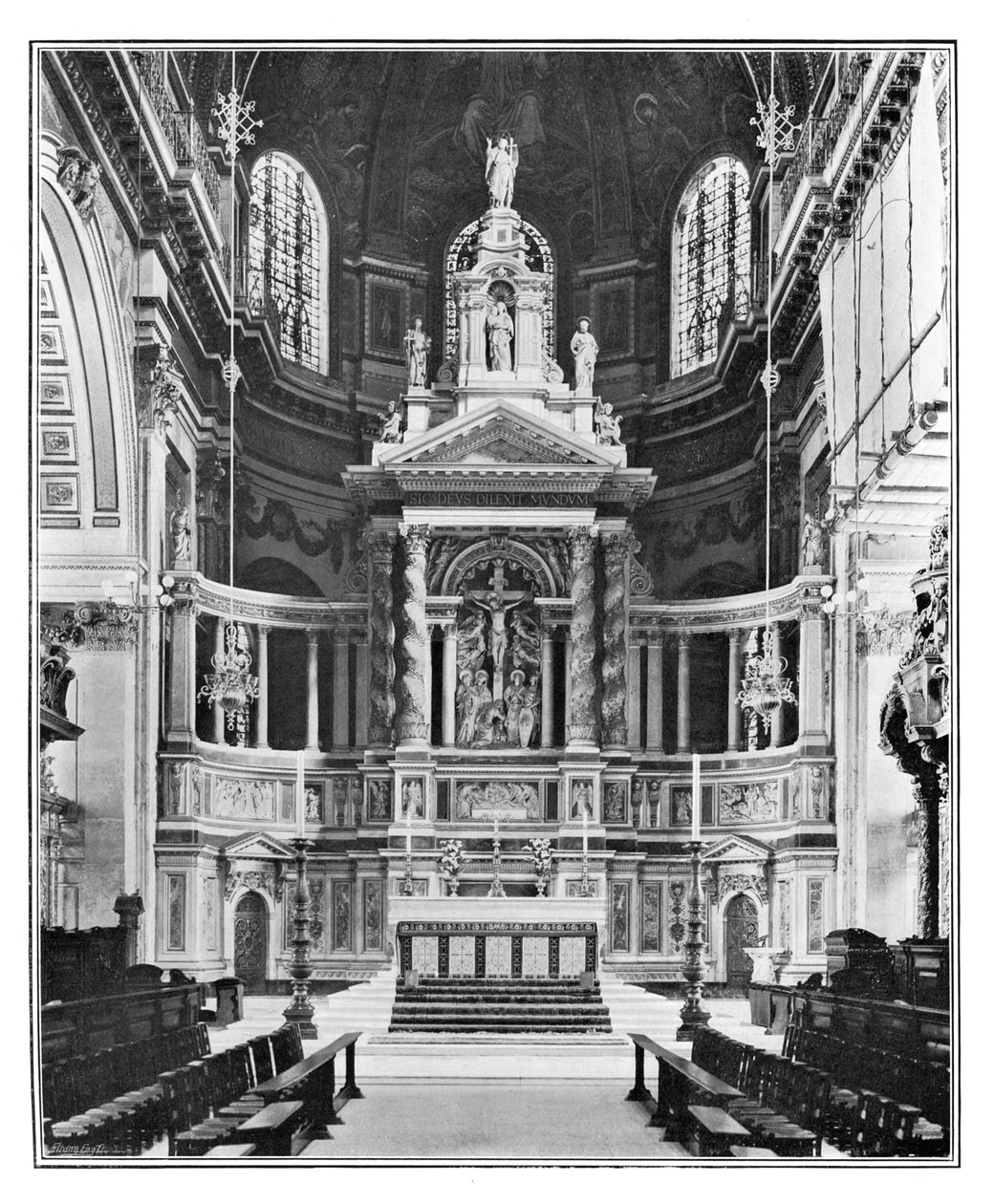 A Reredos a Szent Pál-székesegyházban, 1901 alkotó: Unbekannt