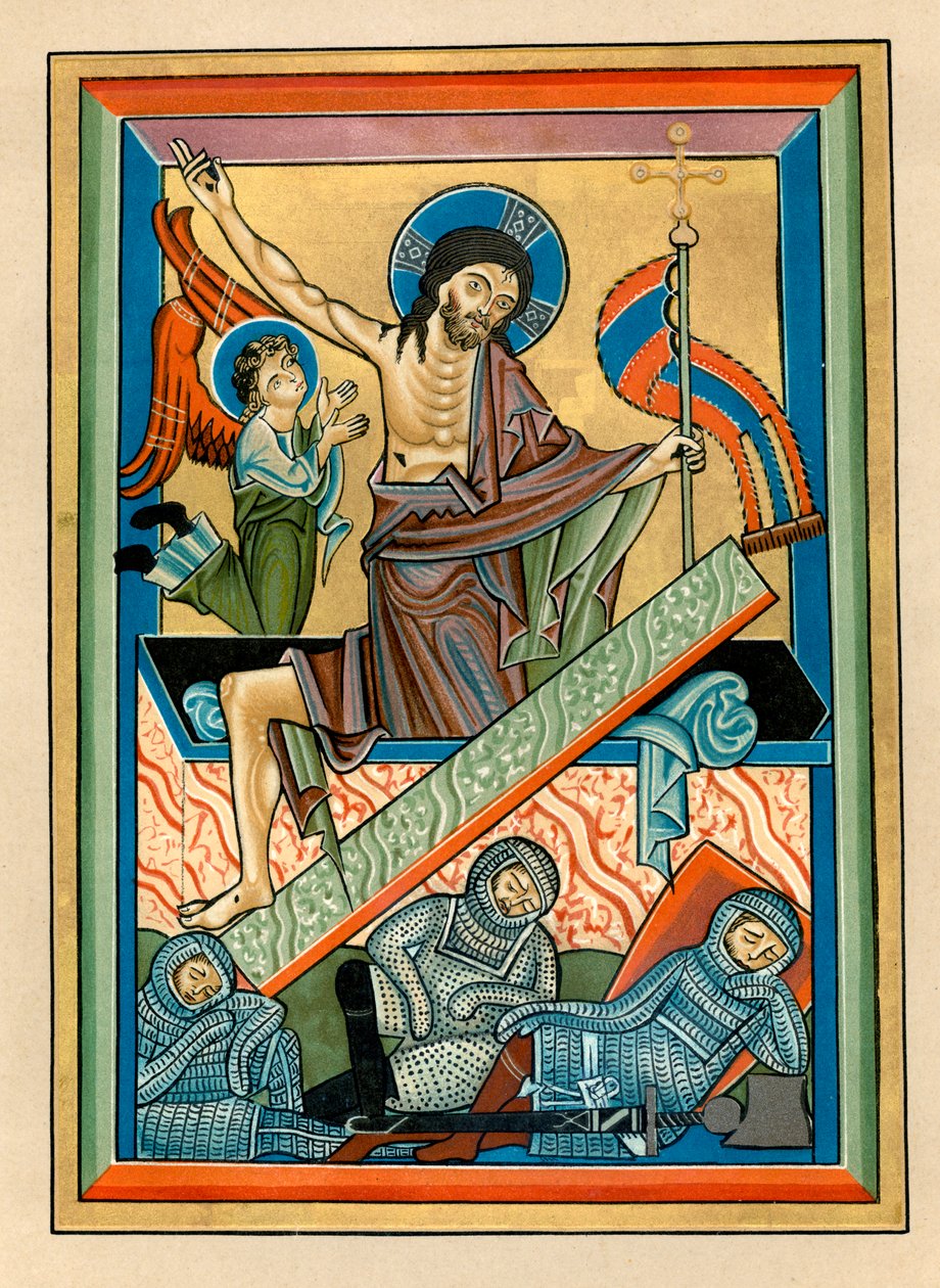 A feltámadás, c1240 alkotó: Unbekannt