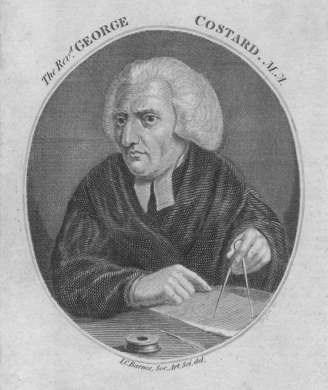 A Revd. George Costard. M.A., 1805. alkotó: Unbekannt
