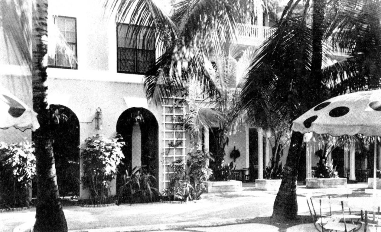 A Royal Victoria Hotel, Nassau, Bahamák, 1900-as évek alkotó: Unbekannt