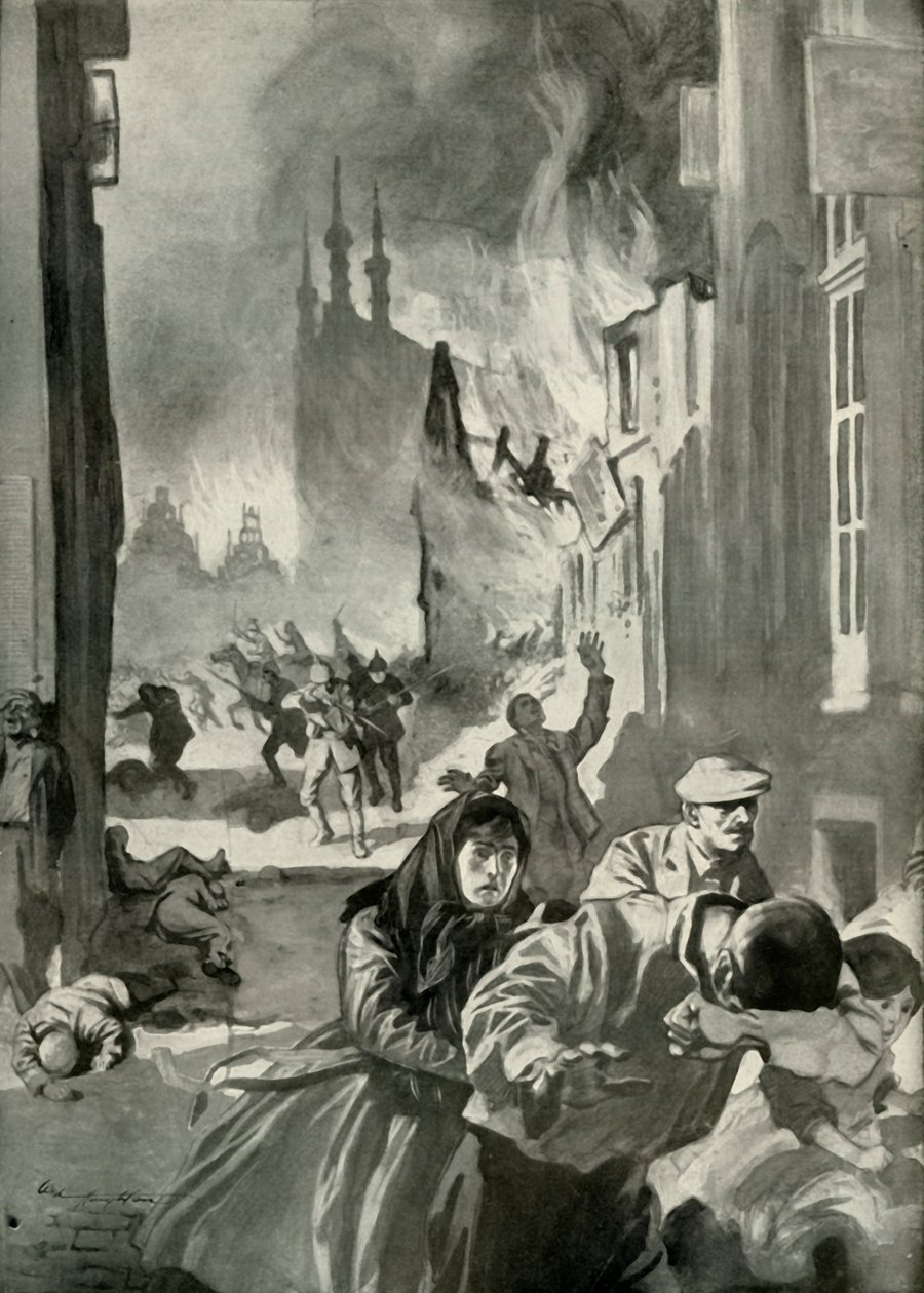 Louvain zsákmánya, 1919. alkotó: Unbekannt