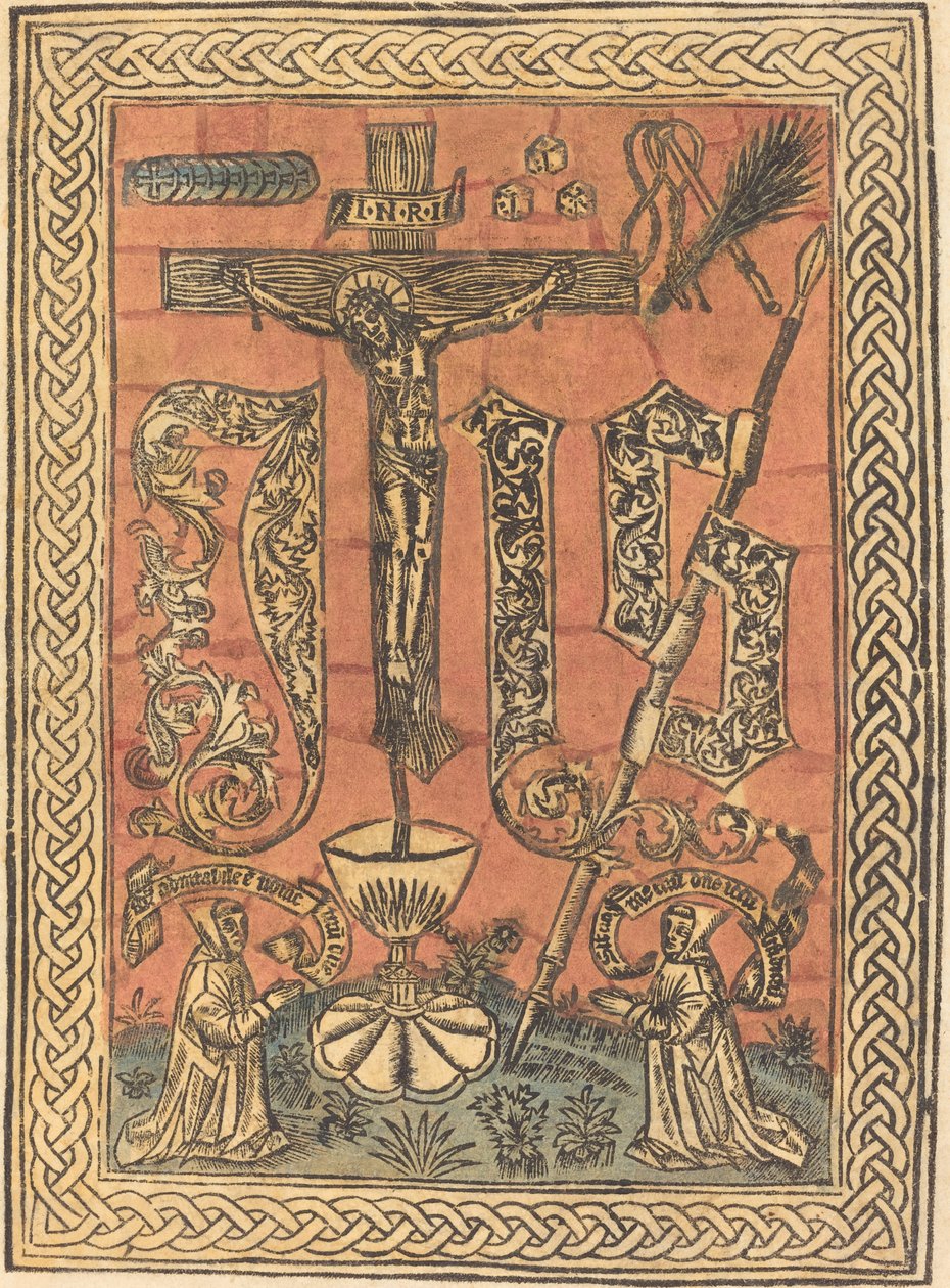 A szent monogram c. 1500. alkotó: Unbekannt