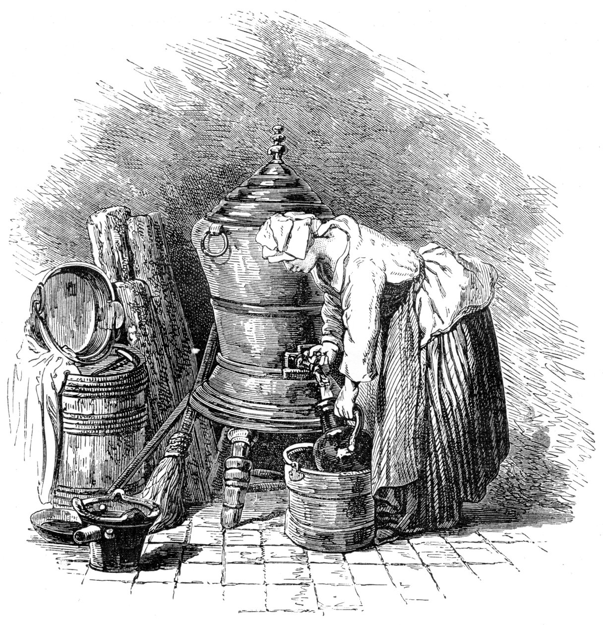 A szolgáló, 1885 alkotó: Unbekannt
