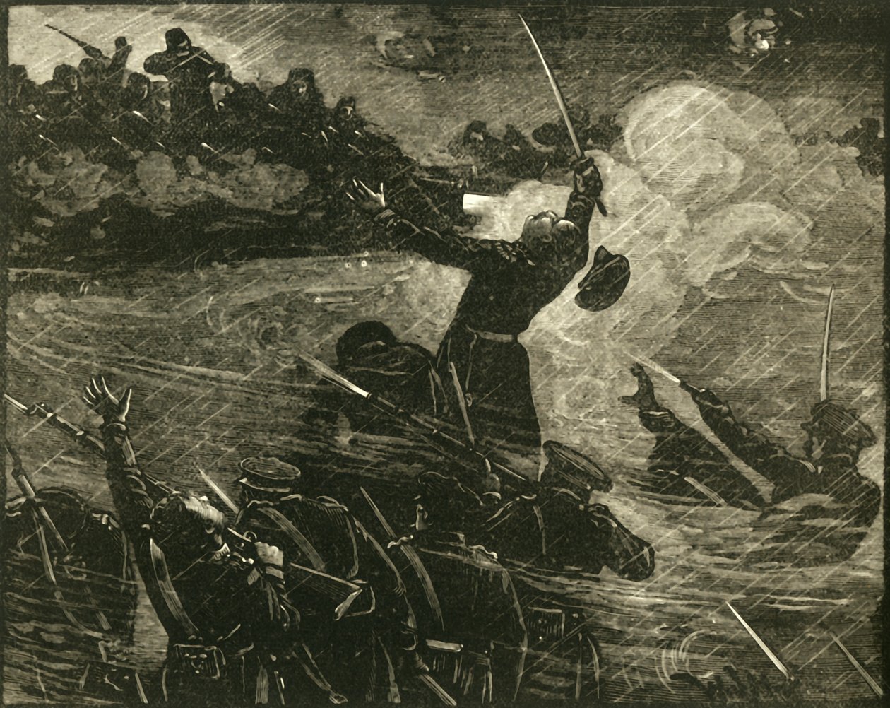 Szilisztria ostroma, 1854, 1890. alkotó: Unbekannt