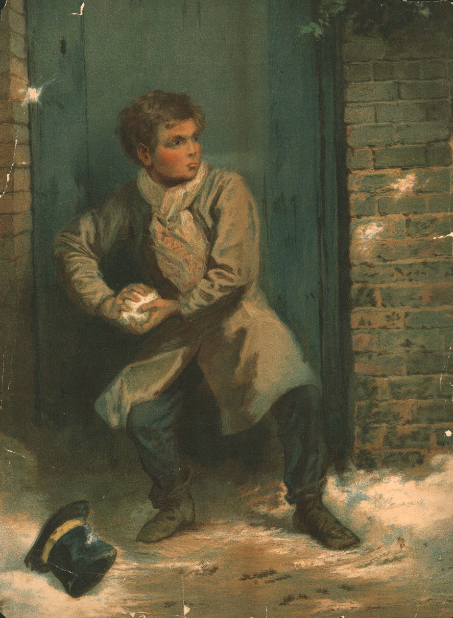A hógolyózó, 19. század alkotó: Unbekannt