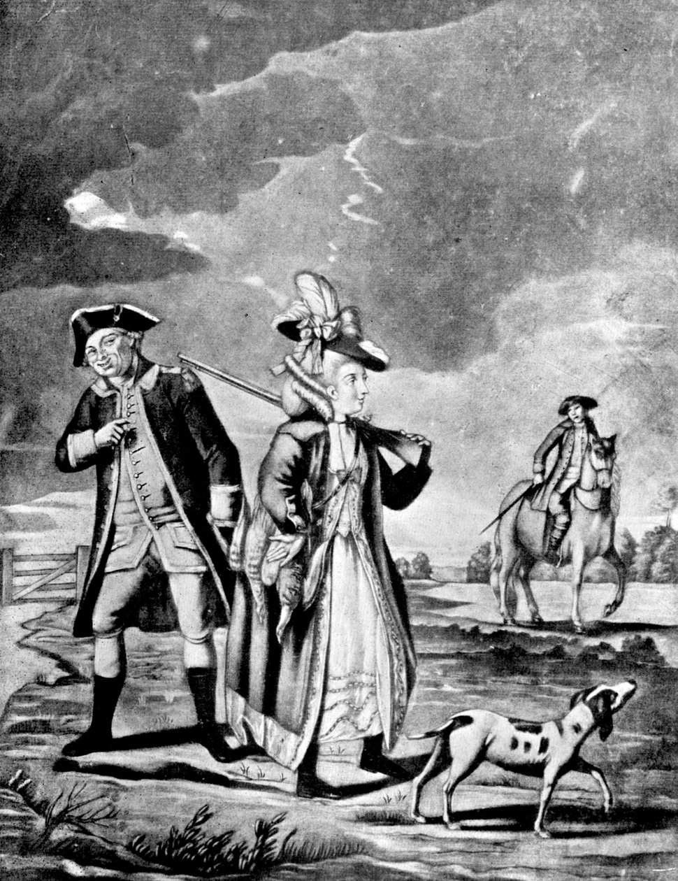 A sportoló hölgy, 1776 alkotó: Unbekannt