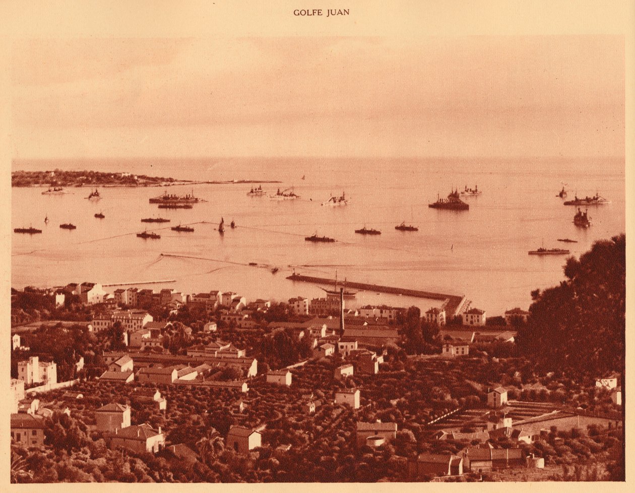 A Roadstead-i osztag, Golfe-Juan, 1930. alkotó: Unbekannt