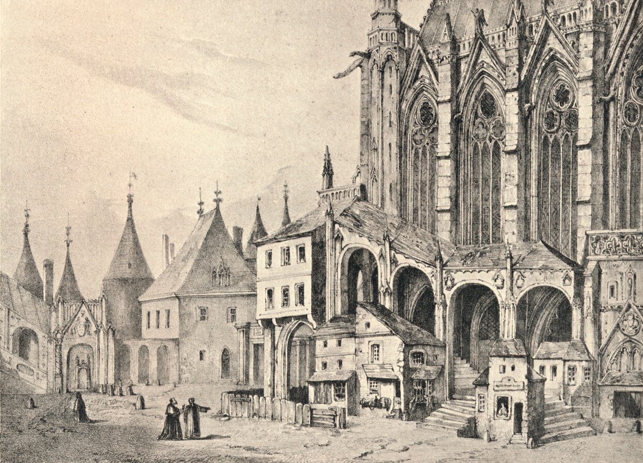 A Sainte-Chapelle lépcsőháza, 1700 1915 alkotó: Unbekannt