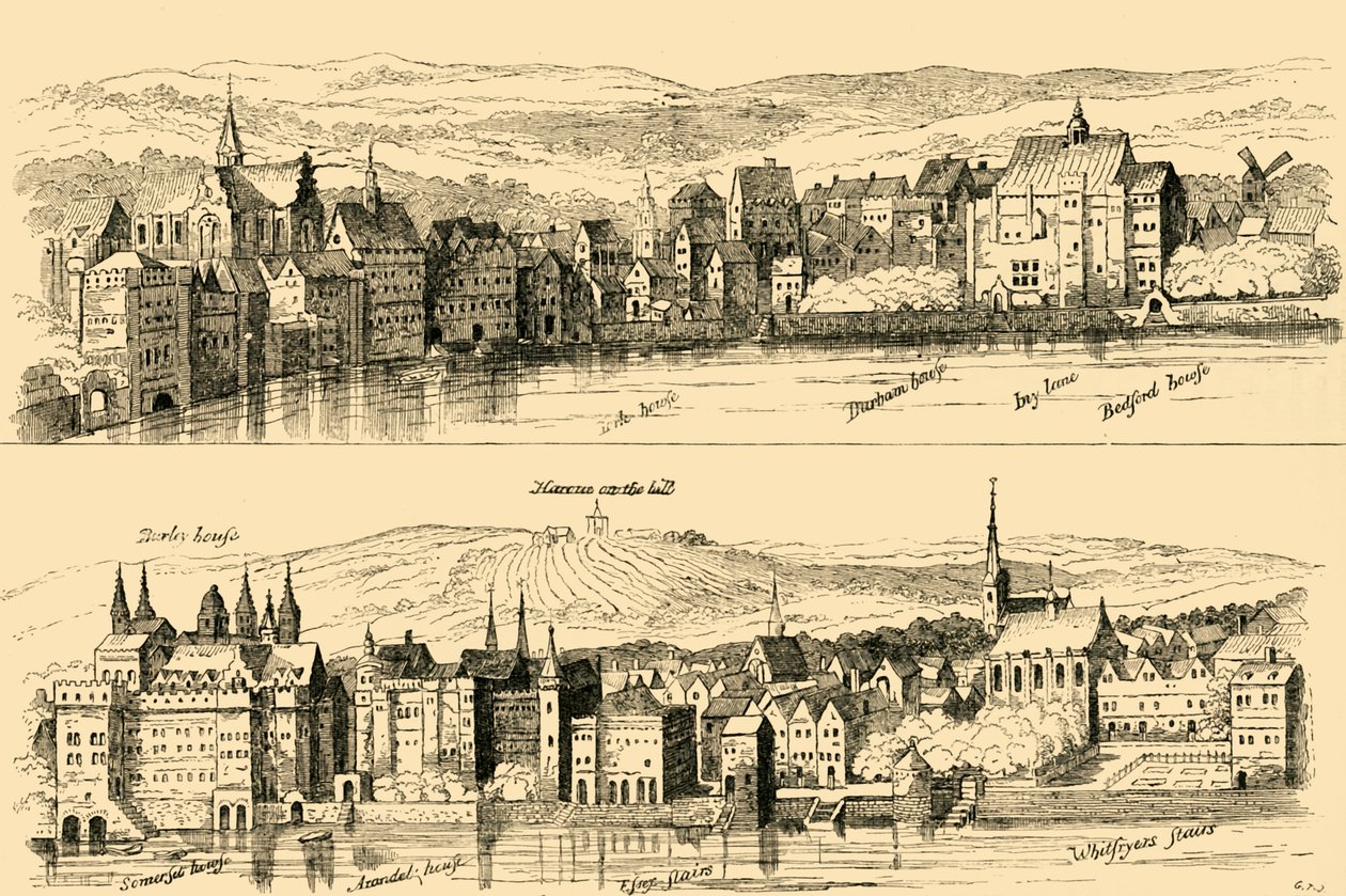 The Strand a Temzéből, 16. század, 1881. alkotó: Unbekannt
