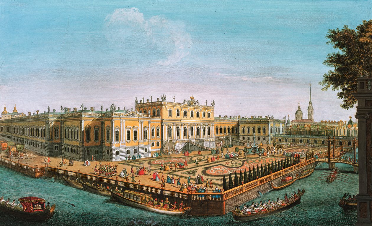 Nyári palota Szentpéterváron, 1753 alkotó: Unbekannt