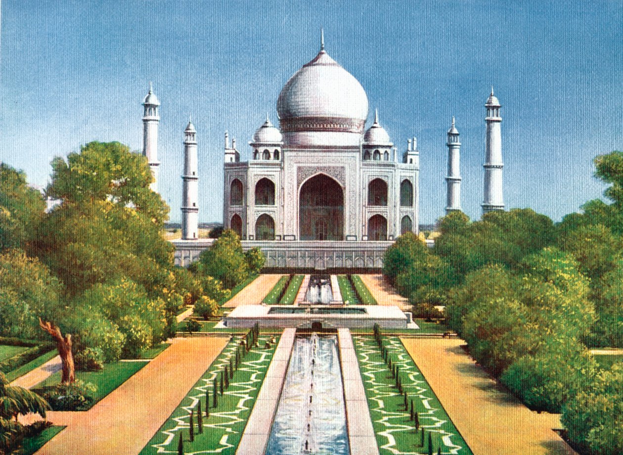 A Taj Mahal, Agra, India, 20. század eleje alkotó: Unbekannt