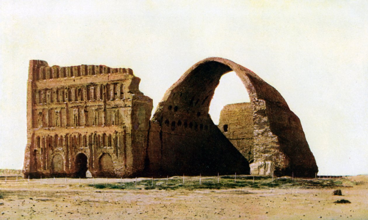 A Taq-i Kisra, Ctesiphon, Irak, 1930-as évek alkotó: Unbekannt