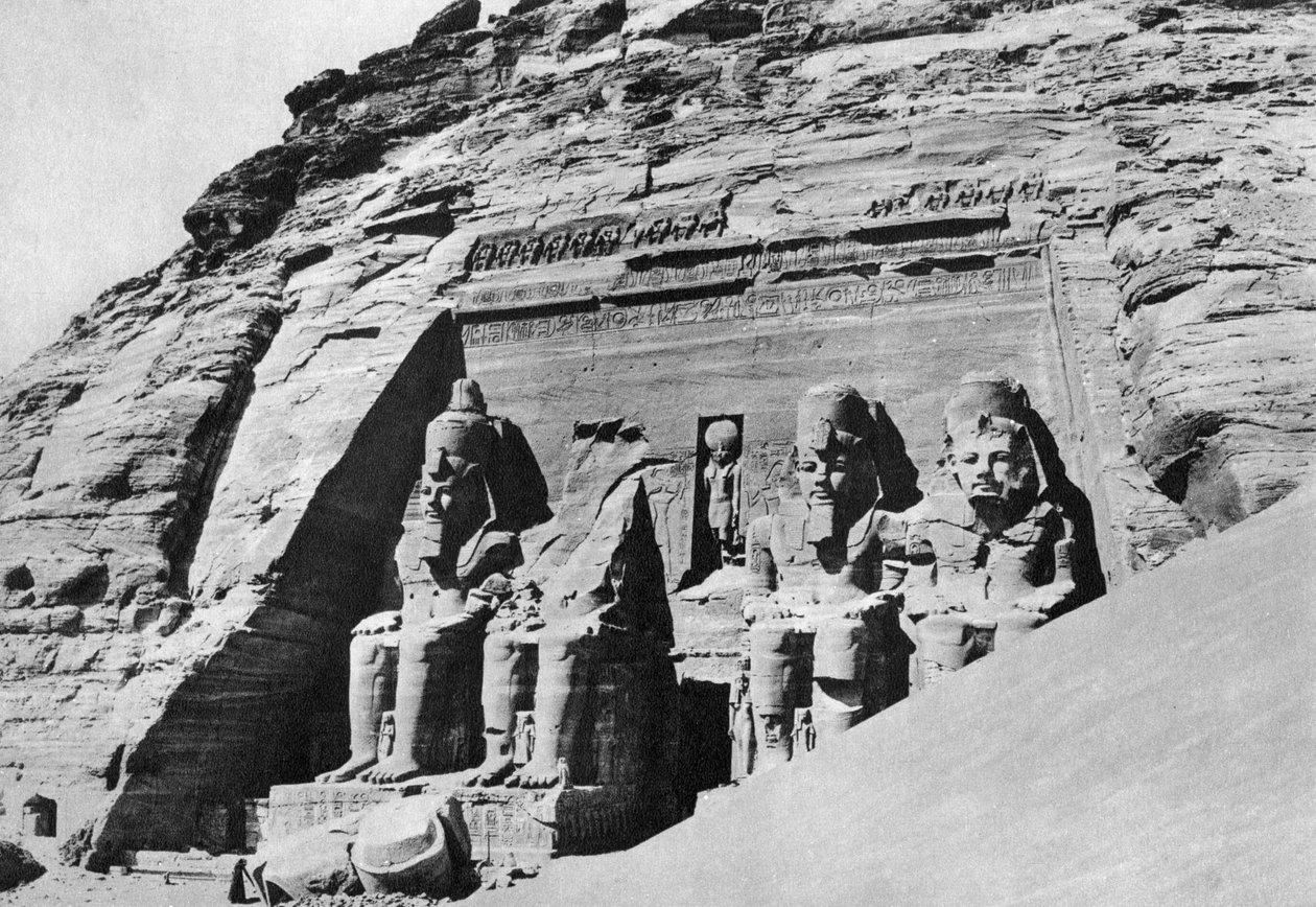 Abu Simbel temploma, Egyiptom, 1936 alkotó: Unbekannt