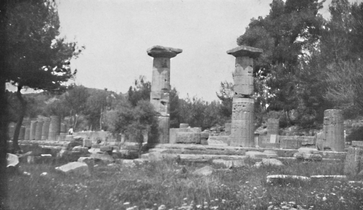 Héra temploma Olimpiában, 1913 alkotó: Unbekannt