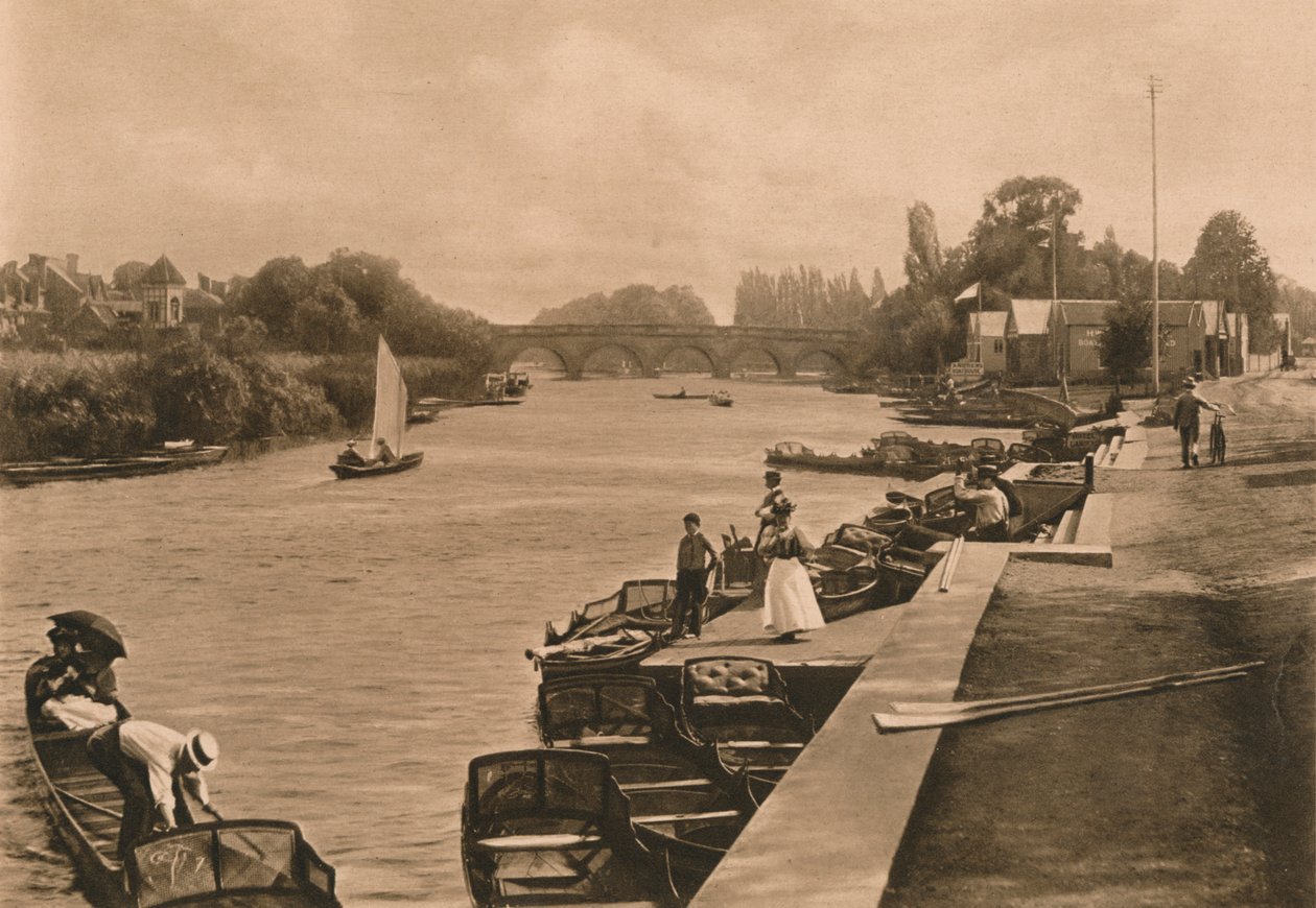 A Temze Maidenheadben, 1902 alkotó: Unbekannt
