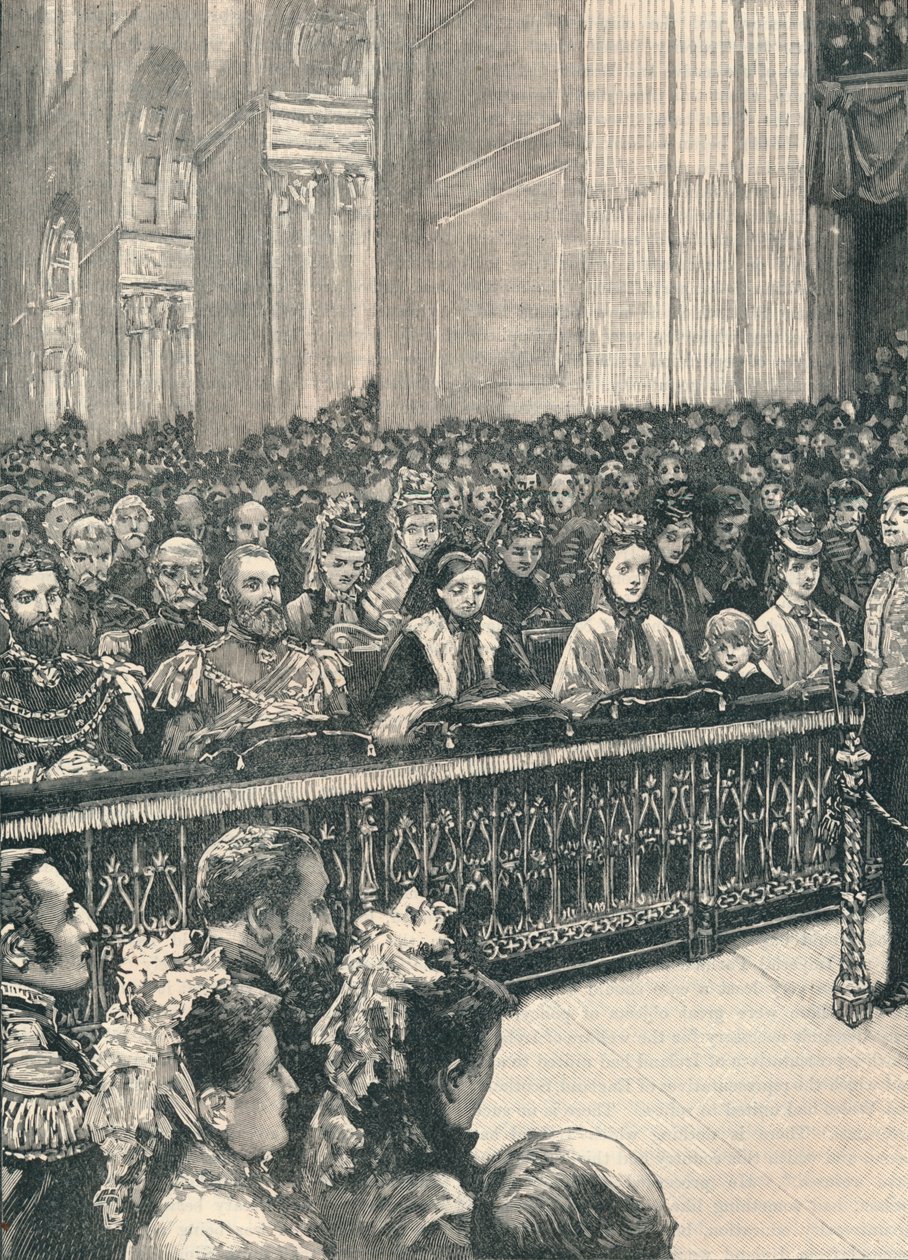 A hálaadó istentisztelet a St. Pauls-katedrálisban, 1906 alkotó: Unbekannt