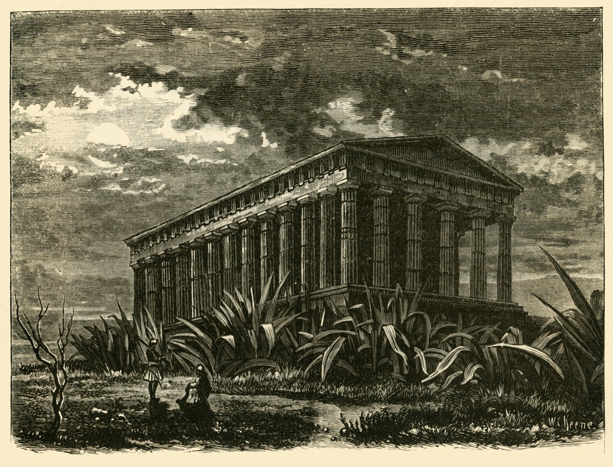 Az athéni Theseum, 1890. alkotó: Unbekannt