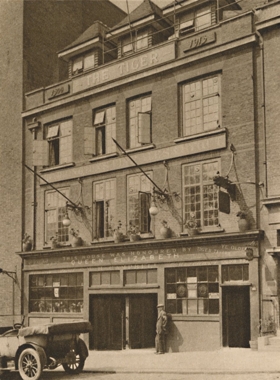 A Tigris Taverna a Tower Hillen, 1935. alkotó: Unbekannt
