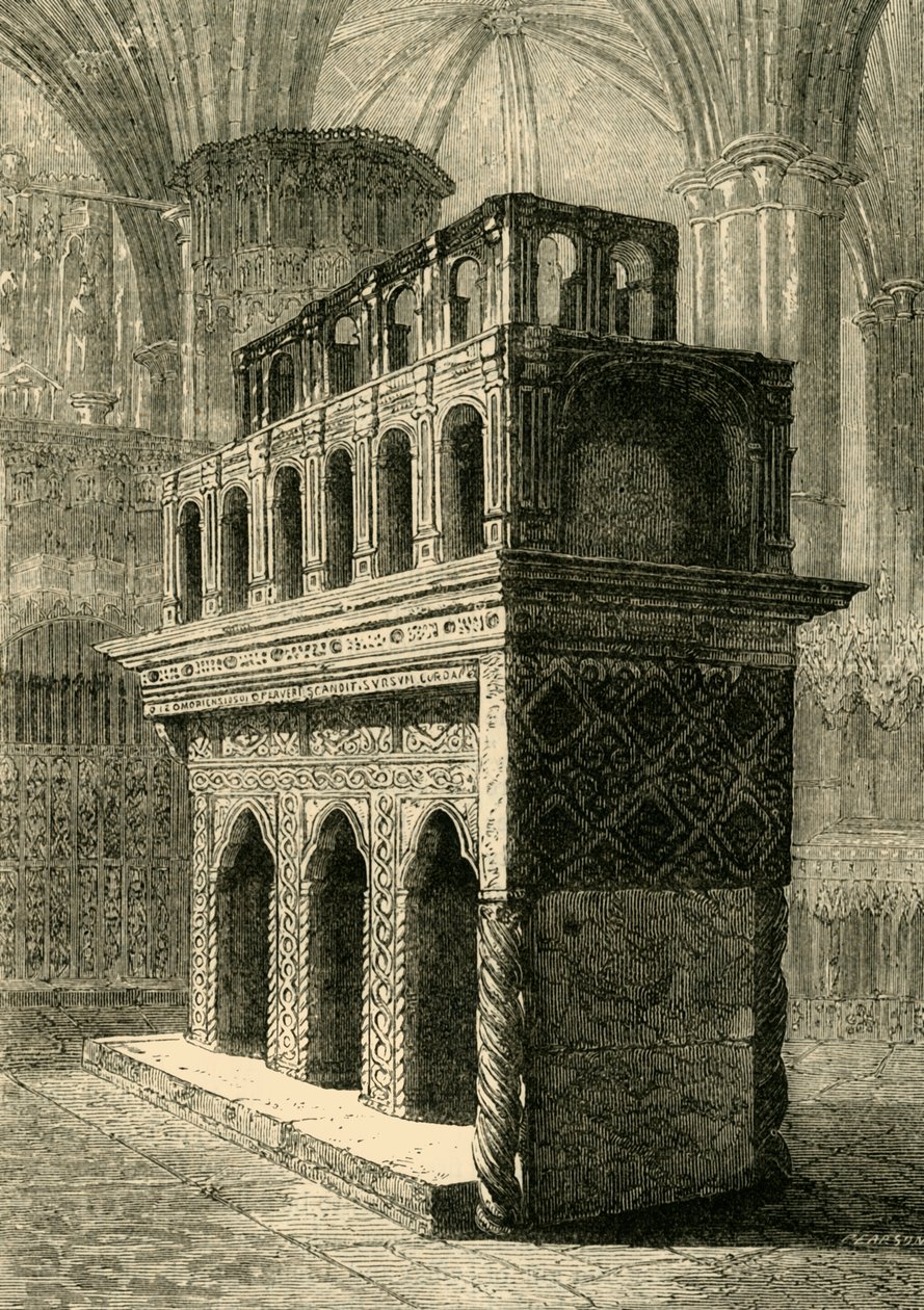 Hitvalló Edward sírja, 1881. alkotó: Unbekannt