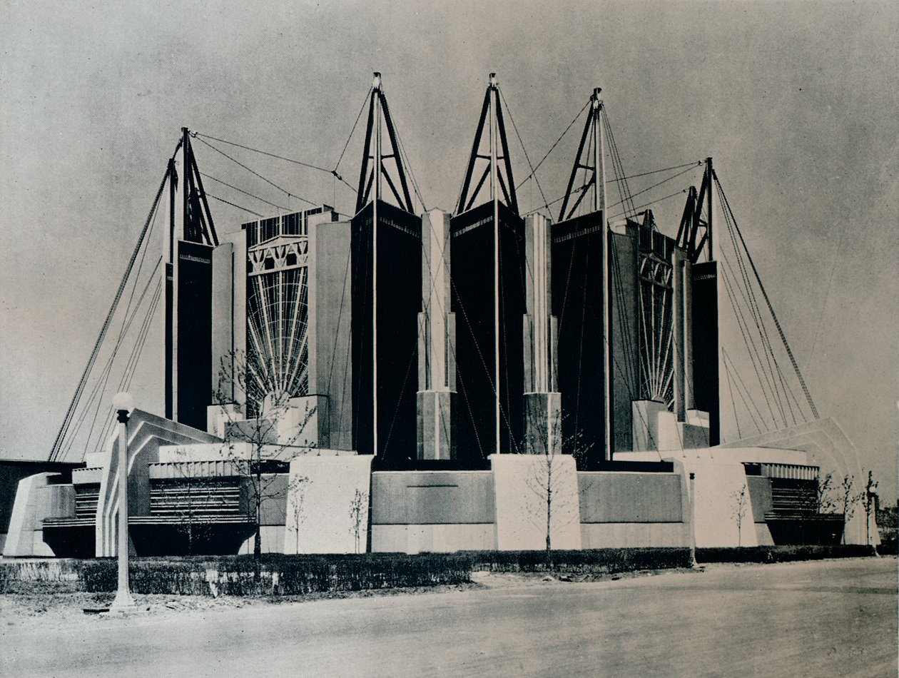 Az utazási és közlekedési épület, 1932 1933. alkotó: Unbekannt