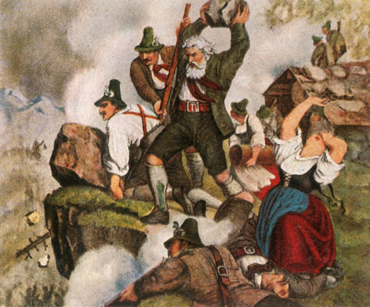 A tiroli szabadságharc, 1809, 1936. alkotó: Unbekannt