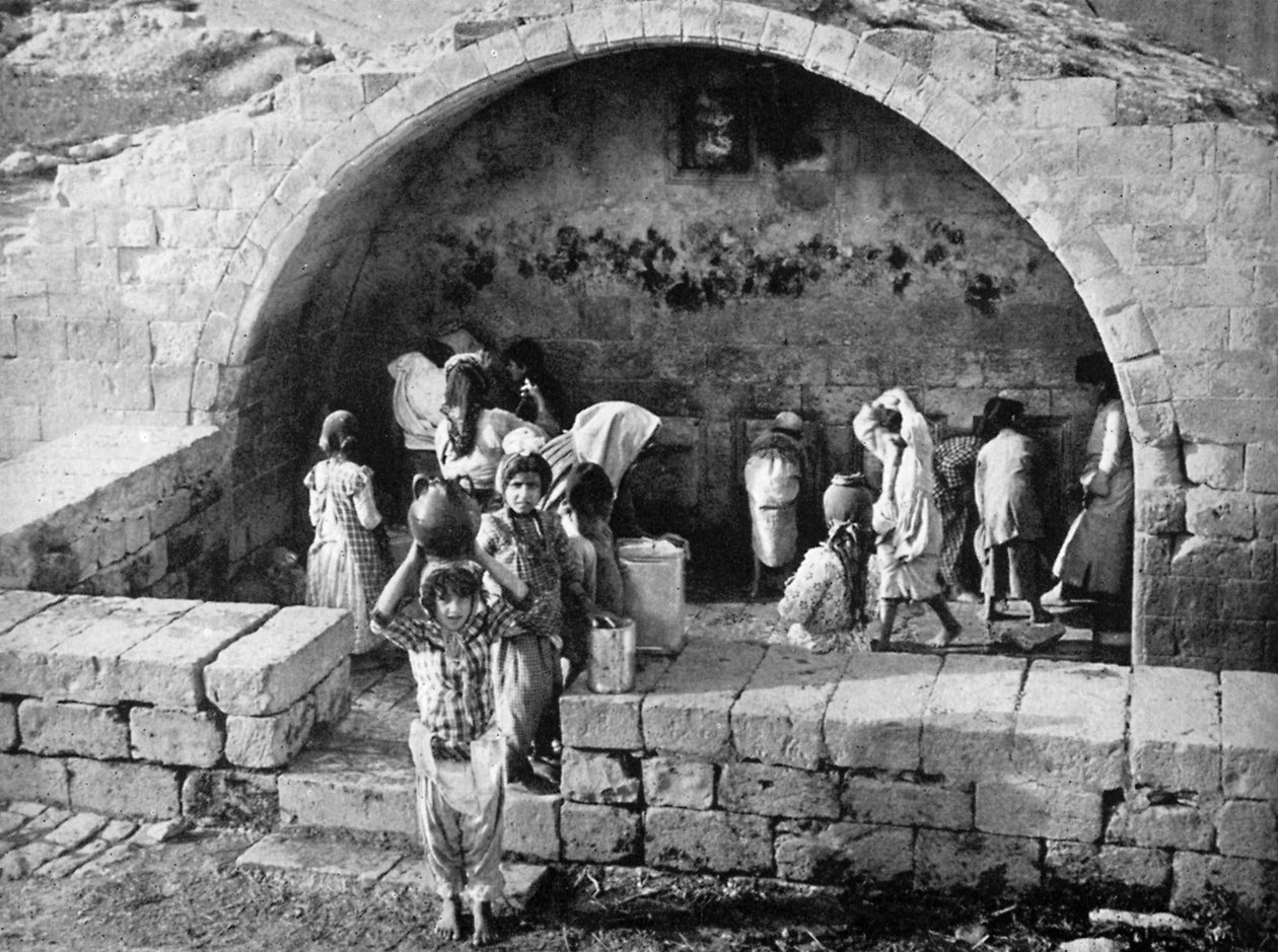 A szüzek kútja Názáretben, 1926 alkotó: Unbekannt