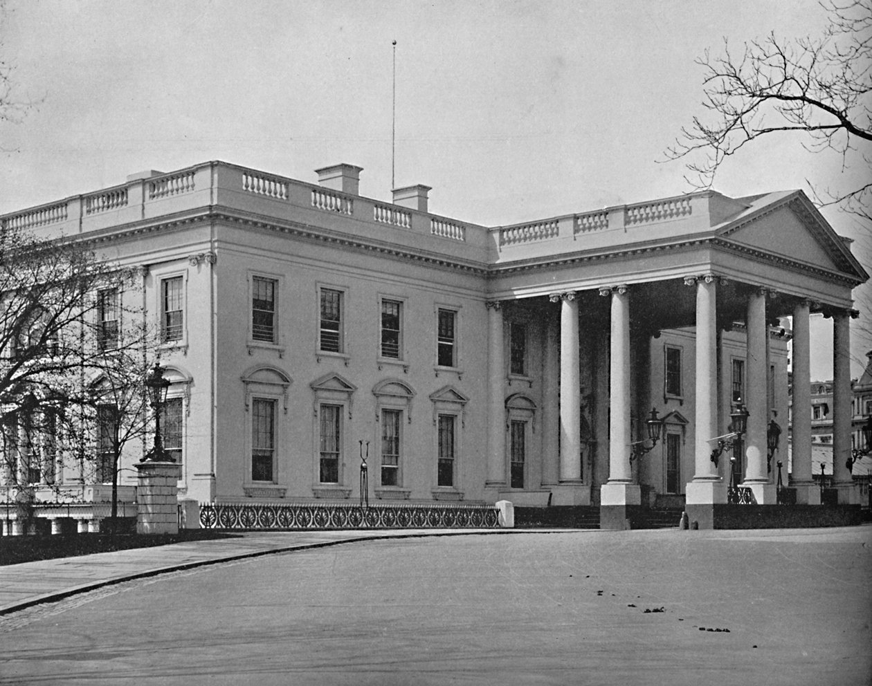 A Fehér Ház, Washington D.C., 1897. alkotó: Unbekannt