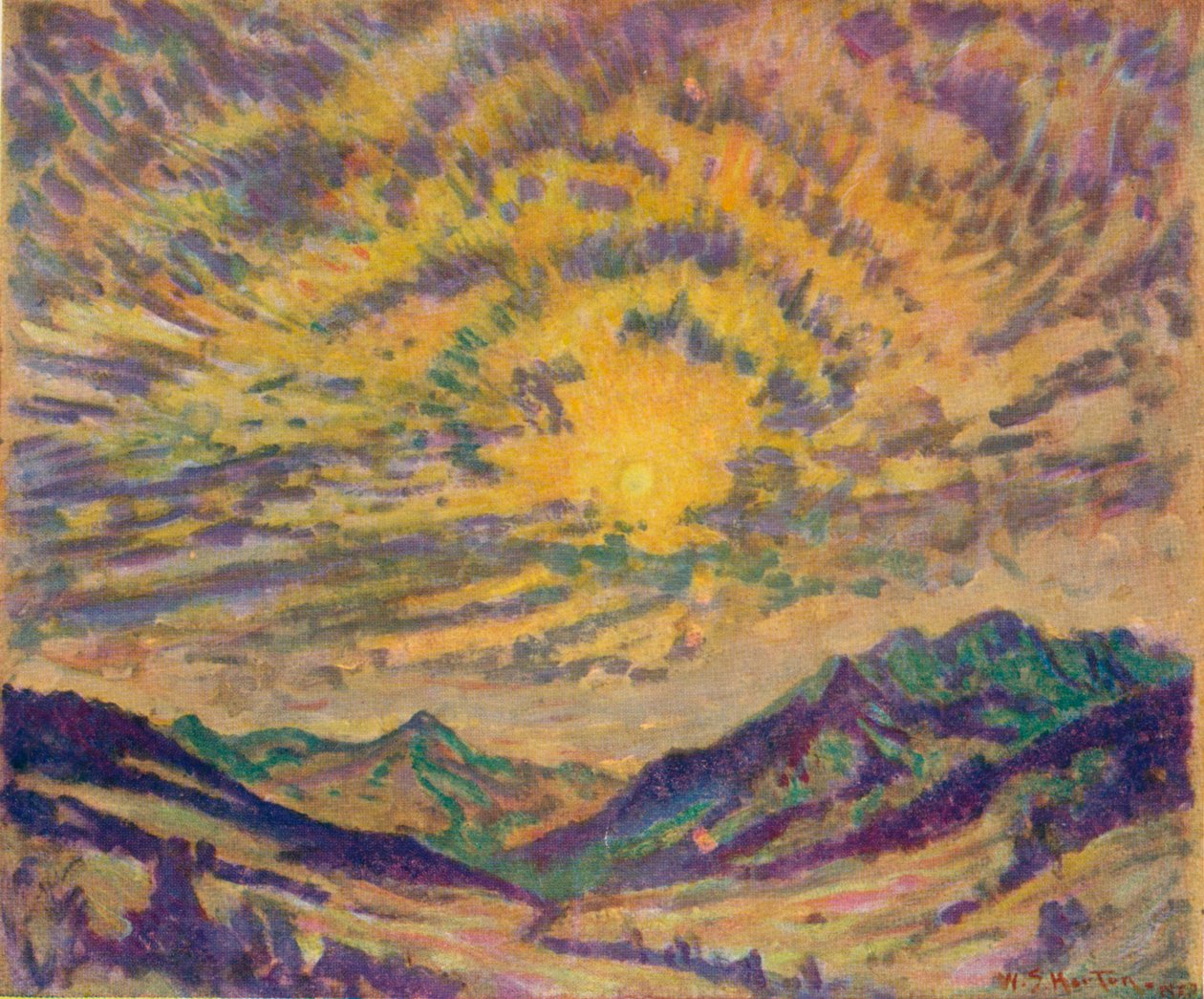 A téli nap, 1885-1925, 1925 alkotó: Unbekannt
