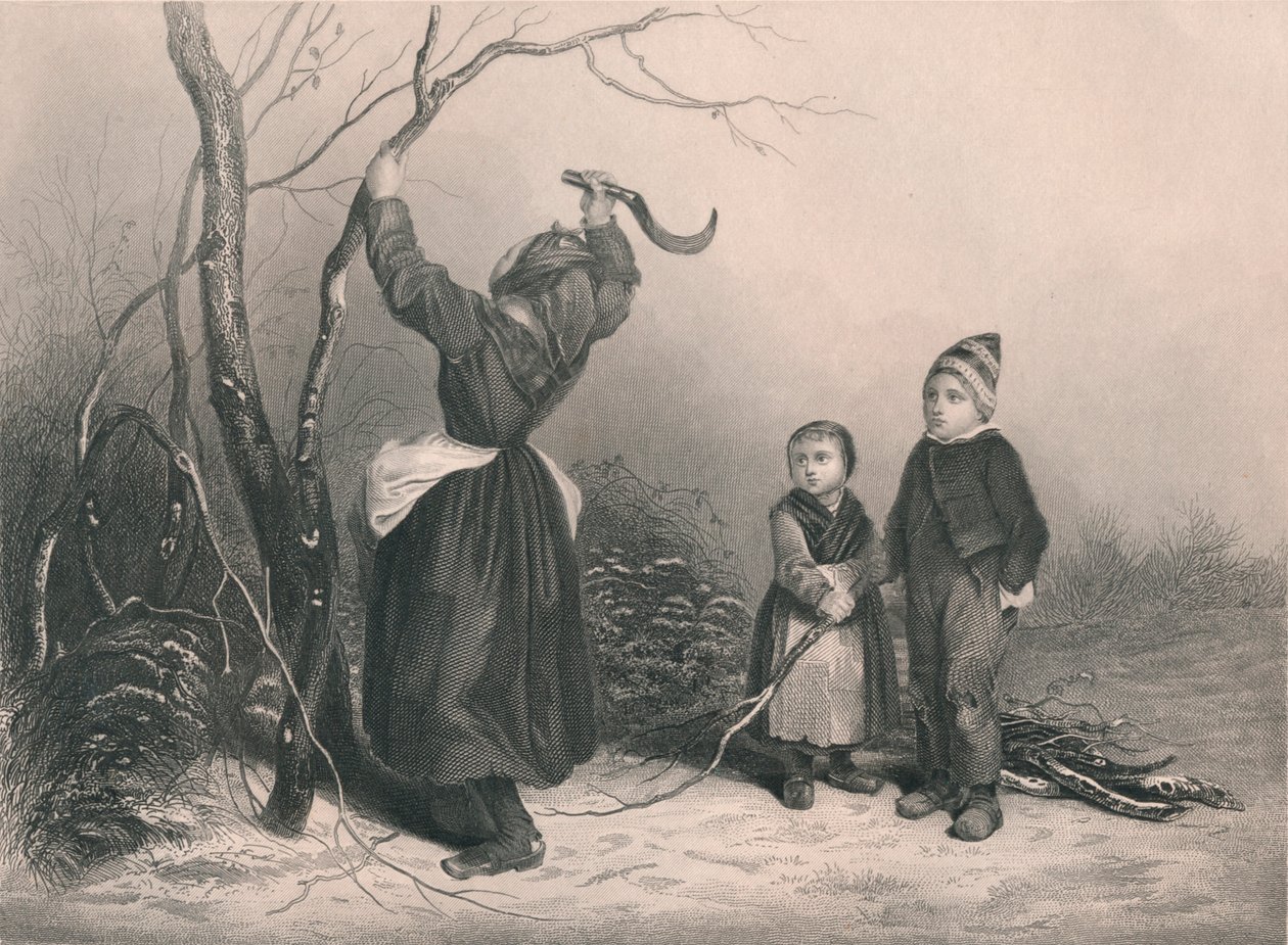 A favágók, c1850 alkotó: Unbekannt
