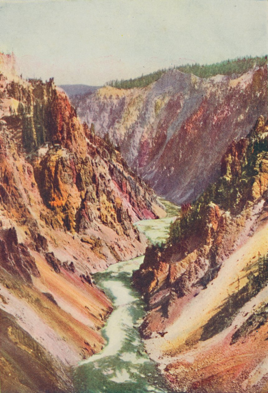 A Yellowstone folyó, 1916 alkotó: Unbekannt