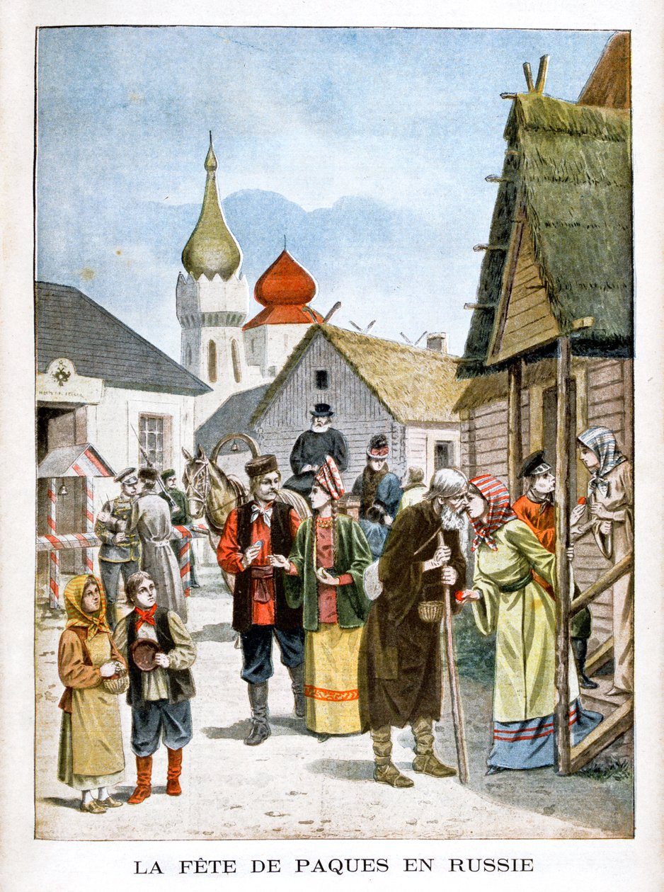 A hordóünnep, Oroszország, 1901 alkotó: Unbekannt