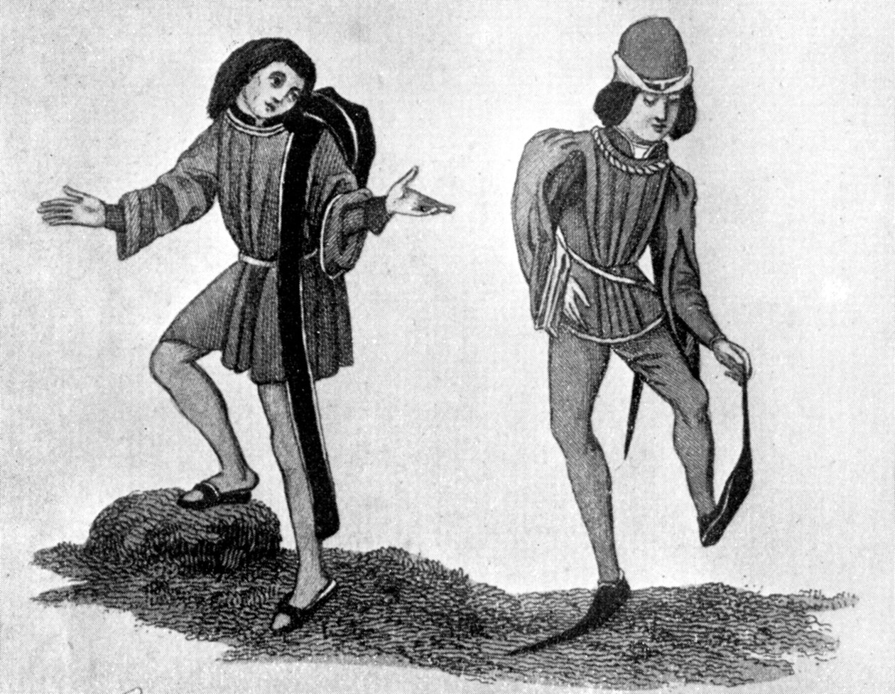 A berretino és a poleyn, 15. század, 1910 alkotó: Unbekannt