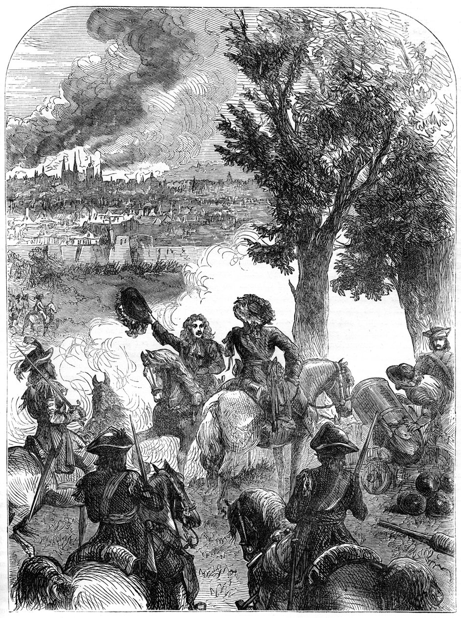 Brüsszel bombázása, 1695, XIX alkotó: Unbekannt