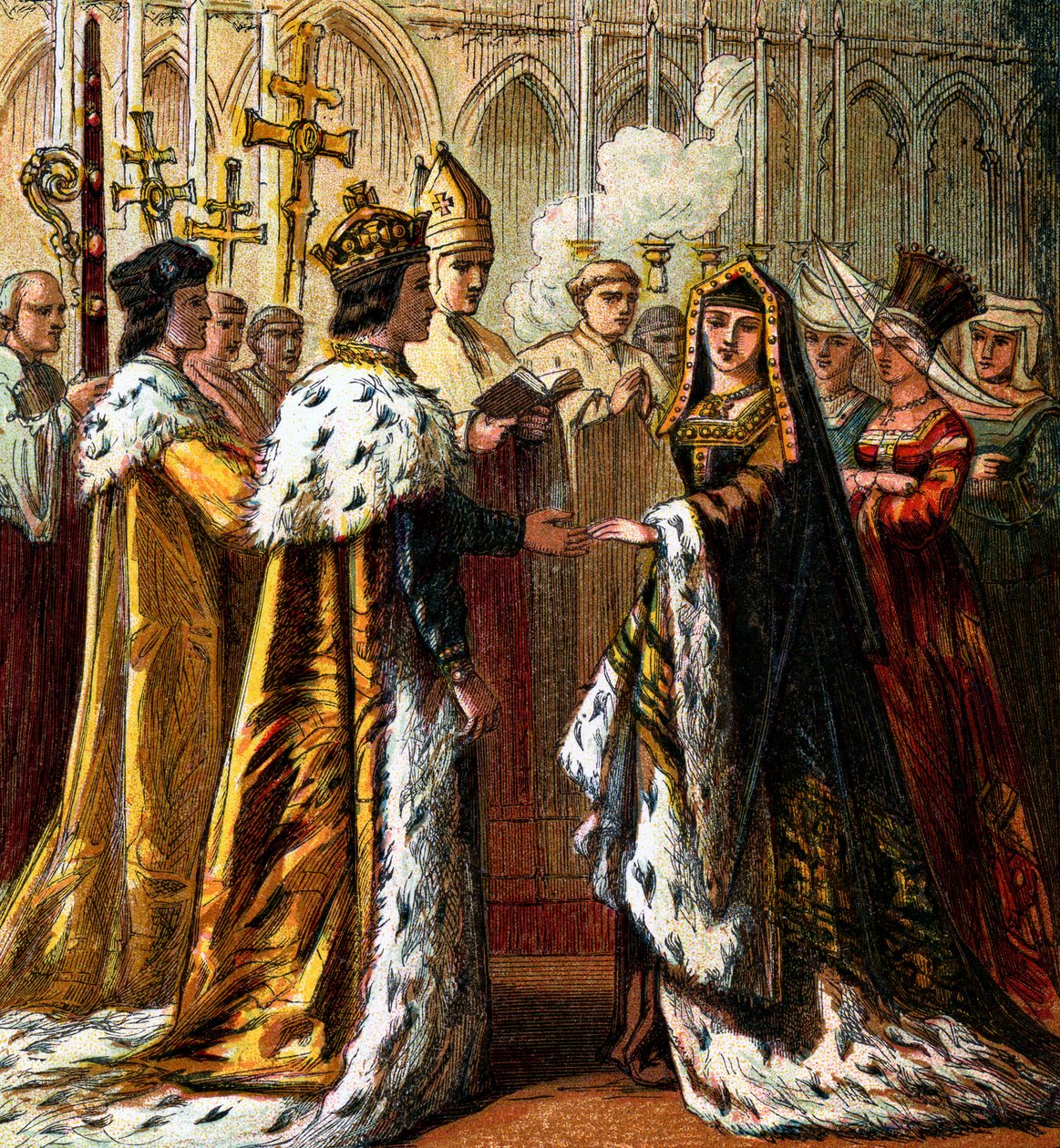 VII. Henrik házassága, 1486, 1850 c alkotó: Unbekannt